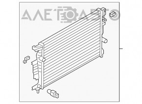 Radiator de răcire apă Lincoln MKZ 13-16 2.0T KOYORAD Japonia