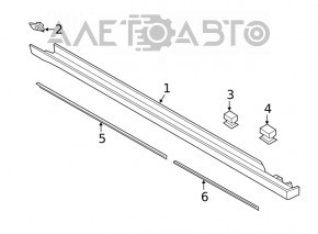 Порог правый Ford Fusion mk5 13-20