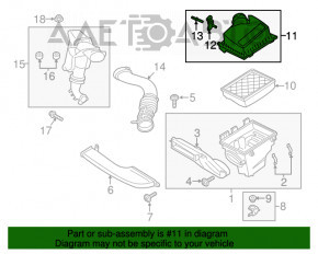 Корпус воздушного фильтра Ford Fusion mk5 13-14 1.6T