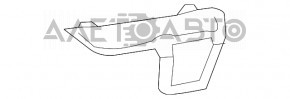 Cadru far PTF dreapta fata pentru Ford Explorer 18-19, nou, neoriginal.