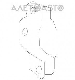 Suportul pentru bara spate dreapta Ford Explorer 16-19, nou, neoriginal