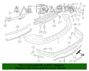 Reflector spate dreapta Ford Explorer 16-19 nou, neoriginal.