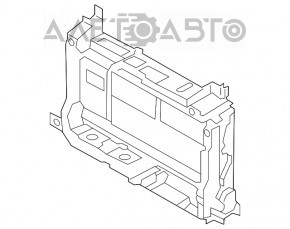 Jaluzele deflectorului radiatorului asamblate pentru Ford Ecosport 18-22, noi, neoriginale.