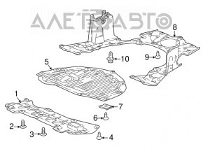 Protecție motor Honda CRV 17-22 metal 1.5T nou aftermarket