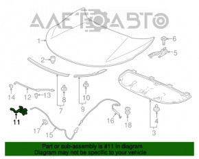 Capota Honda CRV 17-22 EX, EX-L, Touring cu senzor, nou, neoriginal