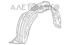 Bara de protecție față dreapta Honda CRV 17-22, nou, neoriginal.