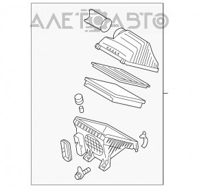 Corpul filtrului de aer Hyundai Sonata 11-15 2.4 nou, neoriginal.