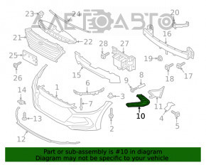 Cadru far ptf dreapta fata Hyundai Elantra AD 17-18 pre-restilizare nou neoriginal