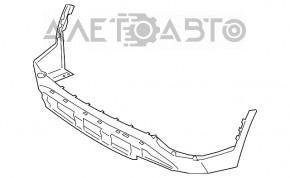 Bara spate goală, partea de jos, Hyundai Santa FE 19-20, structură nouă, neoriginală.