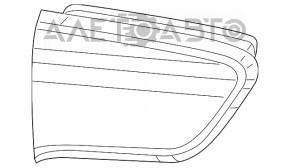 Lampa interioară pentru capacul portbagajului stânga Jeep Compass 17- halogen nou aftermarket.