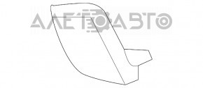 Capacul carligului de tractare pentru bara fata a Jeep Grand Cherokee WK2 14-16, nou, neoriginal