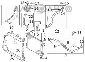 Radiator de răcire apă Hyundai Tucson 16-20 nou, neoriginal.