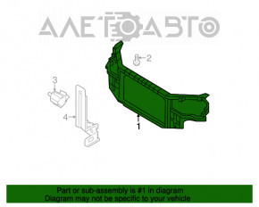 Televizor radiator Kia Optima 14-15 2.4 panou nou neoriginal