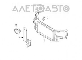 Televizor radiator Kia Optima 14-15 2.4 panou nou neoriginal