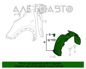 Bara de protecție față dreapta Kia Niro 17-19 HEV, PHEV nou aftermarket