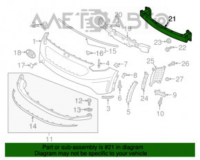 Amplificatorul de bara fata cu colti Kia Niro 17-19 HEV, PHEV nou, neoriginal.