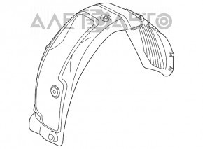 Aripa spate dreapta Kia Forte 4d 17-18, nou, neoriginal.