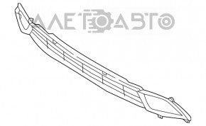 Grila inferioară a barei față a mașinii Kia Forte 4d 17-18, nouă, neoriginală.