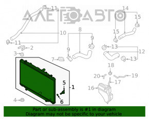 Radiator de răcire apă Mazda CX-5 17- KOYORAD Japonia