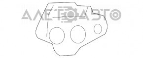 Suportul pentru bara de protecție față dreapta Mazda CX-5 13-16 pe aripă nou, neoriginal.