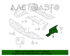 Protecția arcului lateral frontal stânga Mitsubishi Outlander Sport ASX 10- nou, neoriginal