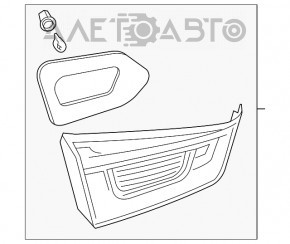 Фонарь внутренний крышка багажника правый Mitsubishi Outlander Sport ASX 10-19