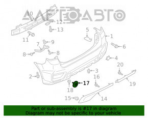 Reflector spate dreapta Mitsubishi Outlander Sport ASX 10- nou neoriginal