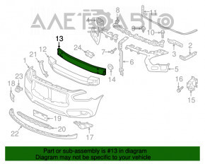 Amplificatorul de bara fata Infiniti JX35 QX60 13- nou, neoriginal.