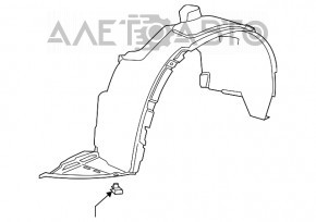 Bara de protecție față dreapta Buick Encore 13-16, nou, neoriginal