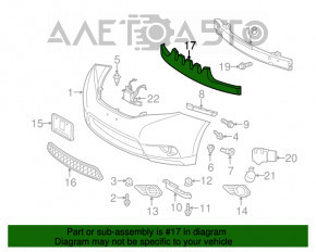 Absorbantul de bara fata pentru Toyota Sienna 11-14, nou, neoriginal