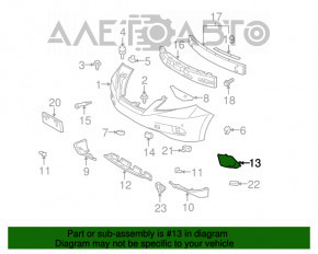 Cadru stânga pentru faruri Lexus RX350 10-12, nou, neoriginal