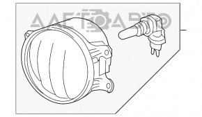 Противотуманная фара птф правая Toyota Camry v40 новый неоригинал DEPO Тайвань