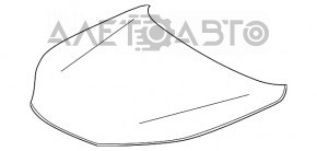 Capota goală Lexus NX200t NX300 NX300h 15-21 aluminiu nou neoriginal