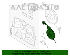 Ventilatorul de răcire stânga Audi Q7 4L 10-15 nou neoriginal.