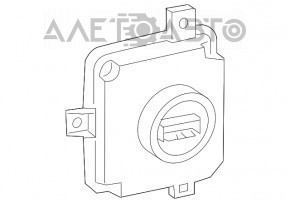 Blocul de control al farului drept Audi Q5 8R 13-17 restilizat xenon nou aftermarket.