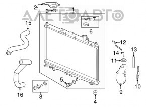 Radiator racire cu apa Honda Accord 13-17 hibrid KOYORAD Japonia