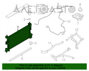 Radiator racire apa Ford Focus mk3 11-18 2.0 KOYORAD Japonia