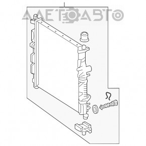 Radiatorul de răcire a apei pentru Mercedes X164 GL W164 ML W251 R, nou de la KOYORAD Japonia.