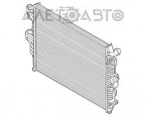 Radiator de răcire apă Porsche Cayenne 958 11-17 3.6, Hybrid nou KOYORAD Japonia