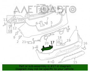 Reflector spate dreapta Buick Encore 17-19