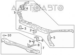 Suport TV superior Buick Encore 18-19 nou original OEM