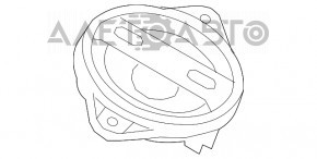 Difuzorul din panoul frontal dreapta Audi A4 B8 08-16