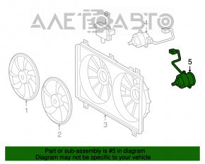 Motorul ventilatorului de răcire stânga pentru Lexus GS350 GS450h 06-11