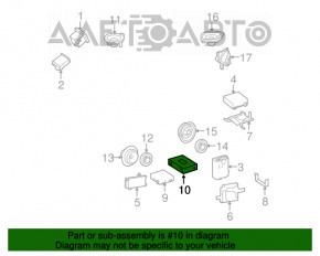 RECEPTOR DE RADIO SATELITAL Mercedes W211 defect de conector