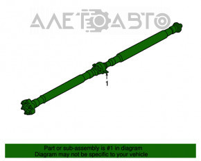 Arborele cardanic spate pentru BMW 5 G30 18-20 530e hibrid AWD