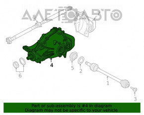 Задний дифференциал редуктор BMW 5 G30 18-20 530e hybrid 3.23 27к