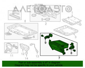 Player DVD Acura MDX 14-20