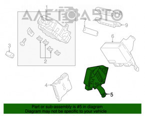 Blocul amplificatorului de direcție EPS pentru Honda Accord 13-17 hibrid