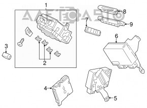 Blocul amplificatorului de direcție EPS pentru Honda Accord 13-17 hibrid