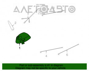 Mufă antenă Dodge Journey 11 - tip 2, un fir